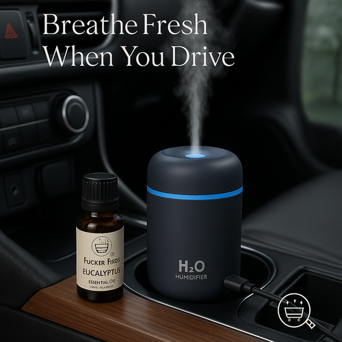 Cool‑Mist Humidifier + Eucalyptus Essential Oil Combo