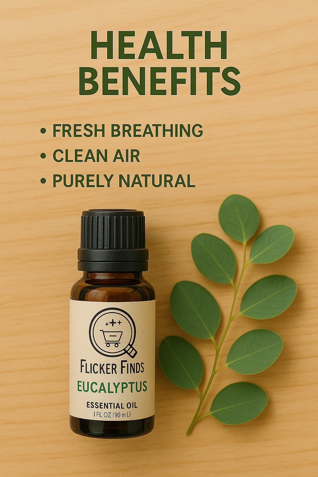 Cool‑Mist Humidifier + Eucalyptus Essential Oil Combo